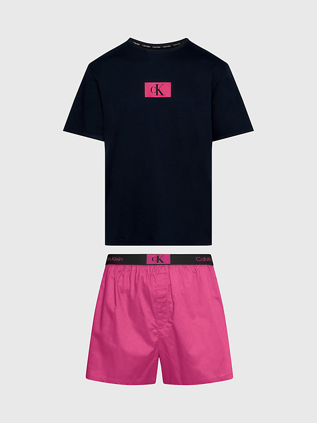 shorts-pyjama-set-ck96-000nm2527egwt shorts pyjama set - ck96 for men calvin klein