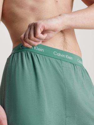 Calvin Klein Men's Cotton Classics Knit Boxer -3 Pack, White, Small 