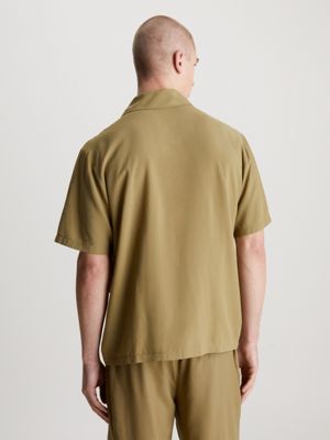 gothic olive pyjama top - pure for men calvin klein