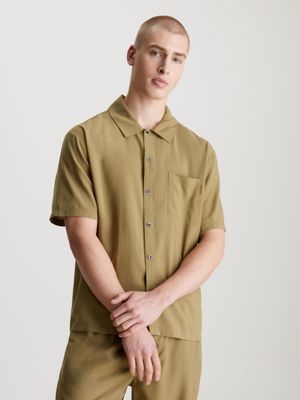 green pyjama top - pure for men calvin klein