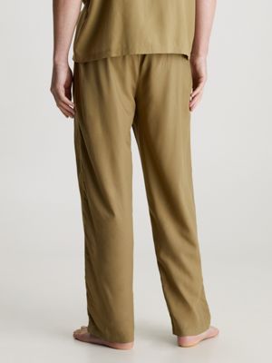 gothic olive pyjama pants - pure for men calvin klein