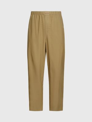 gothic olive pyjama pants - pure for men calvin klein