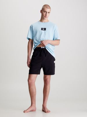 Calvin Klein Pajama shorts CK96 in black/ white