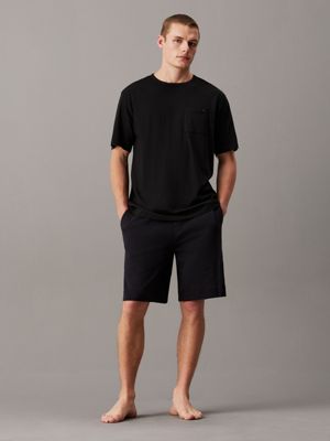 black pyjama top for men calvin klein