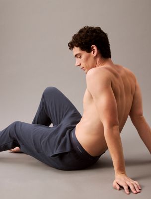 ink lounge joggers - icon cotton terry for men calvin klein