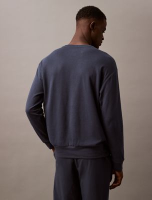 ink lounge sweatshirt - modern terry for men calvin klein