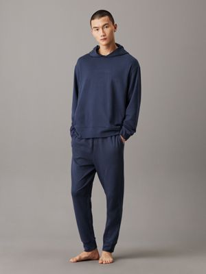 ink lounge hoodie - modern terry for men calvin klein