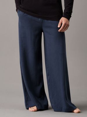 blue sleep pant - modern terry for men calvin klein