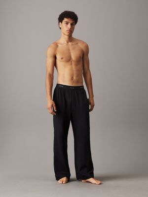 black sleep pant - modern terry for men calvin klein