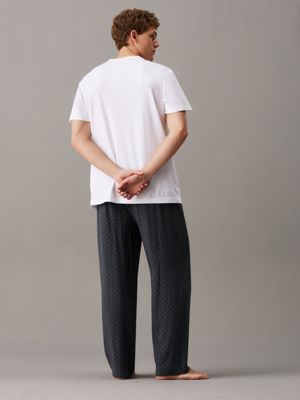 blurred lines turbulence pyjama pants for men calvin klein