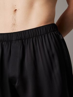 black silk boxers for men calvin klein