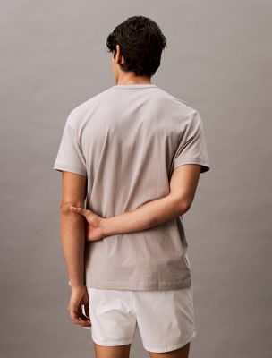ash lounge t-shirt - 100% cotton for men calvin klein