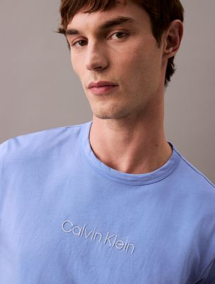 glacier lounge t-shirt - 100% cotton for men calvin klein