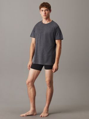 dark grey heather lounge t-shirt for men calvin klein