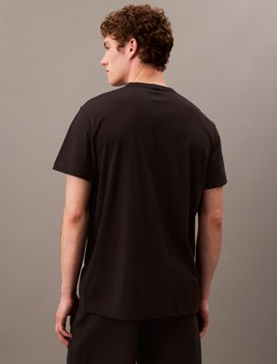 black lounge t-shirt for men calvin klein