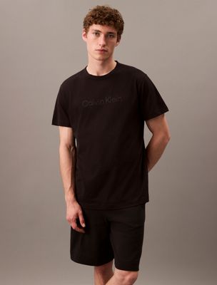 black lounge t-shirt for men calvin klein