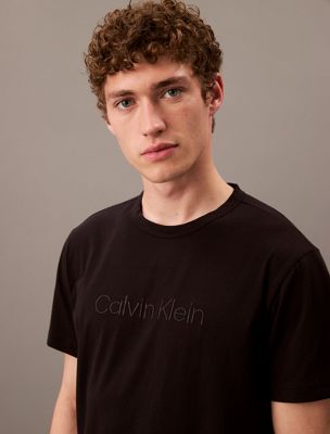 black lounge t-shirt for men calvin klein