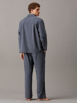 steady stripe turbulence pyjamaset van poplinkatoen voor heren - calvin klein
