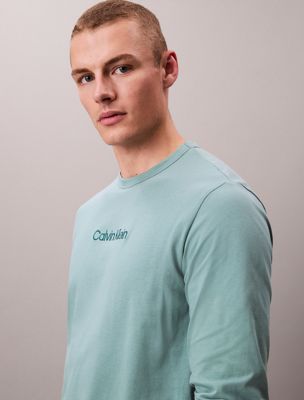 trellis pyjama top - 100% cotton for men calvin klein