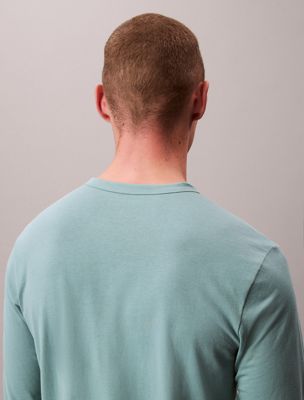 trellis pyjama top - 100% cotton for men calvin klein