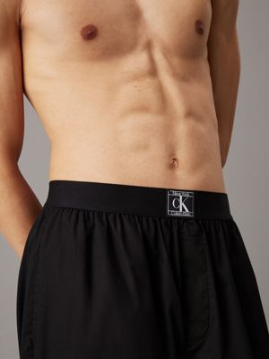 black pyjama pants - ck established for men calvin klein