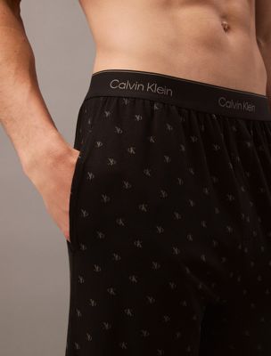 diamond logo black / brshd  nickel pyjama pants - modern cotton for men calvin klein