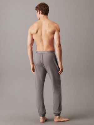 brushed nickel lounge joggers - modern cotton for men calvin klein