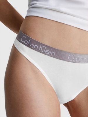 Slip Aus Meliertem Jersey Gris Calvin Klein Underwear - Damen