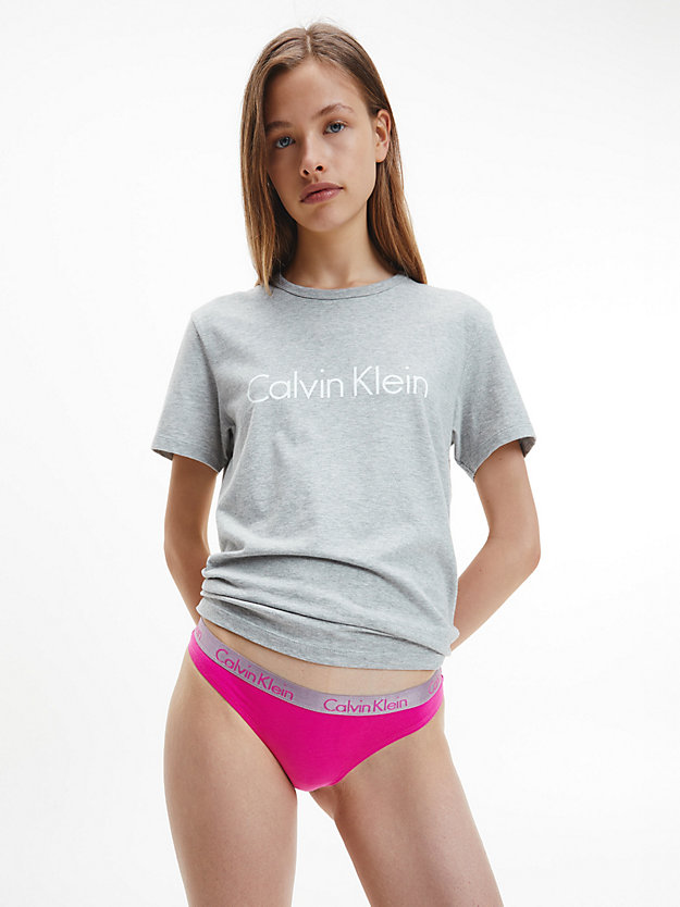 VERY BERRY Thong - Radiant Cotton for women CALVIN KLEIN