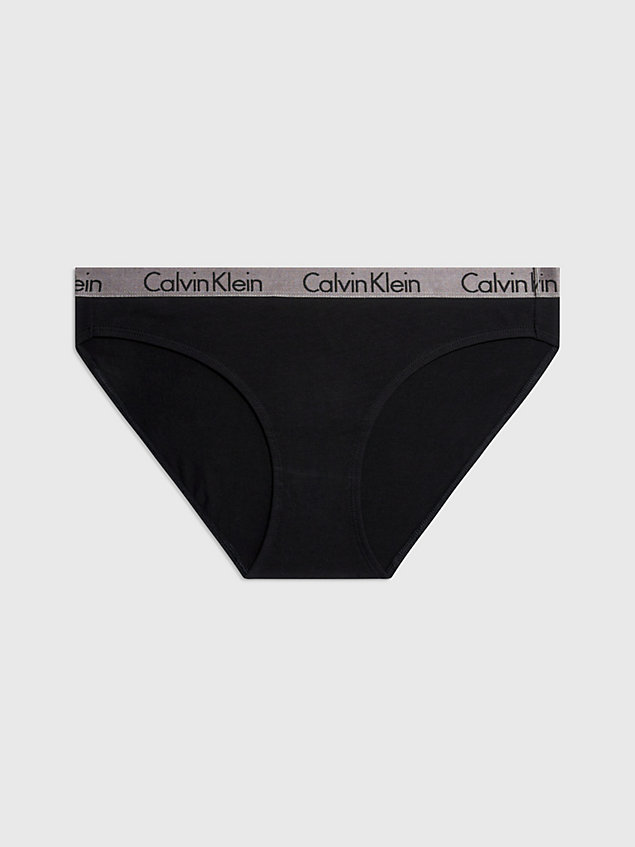 black bikini briefs - radiant cotton for women calvin klein