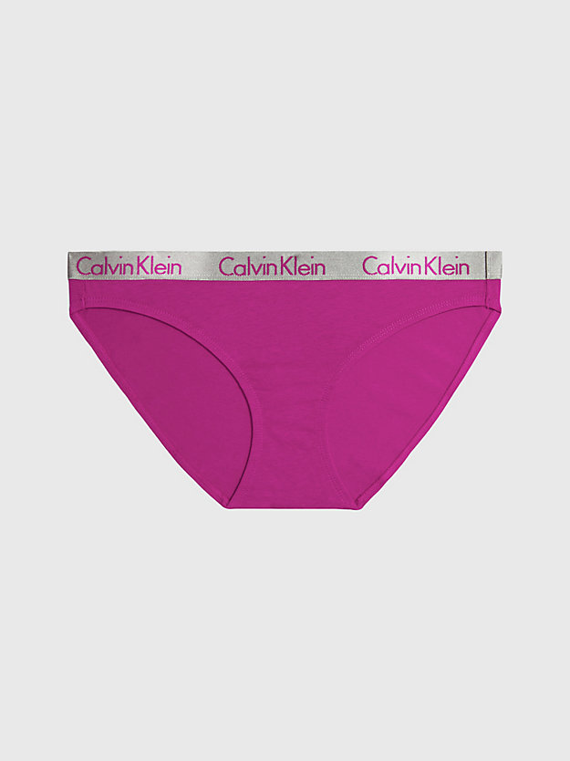 wild aster bikini briefs - radiant cotton for women calvin klein
