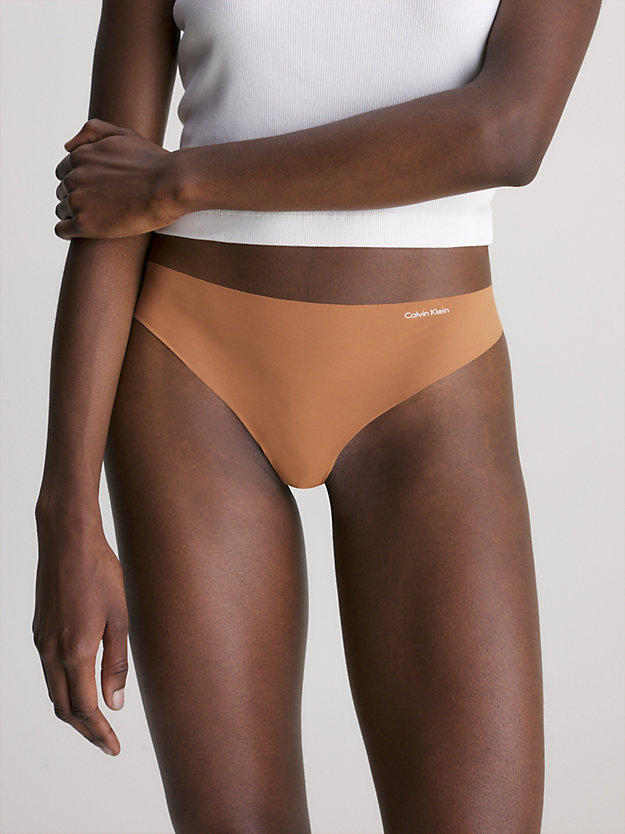 naturals 5 pack thongs - invisibles for women calvin klein