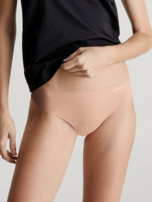 Calvin Klein Women`s Invisibles Thongs 5 Pack
