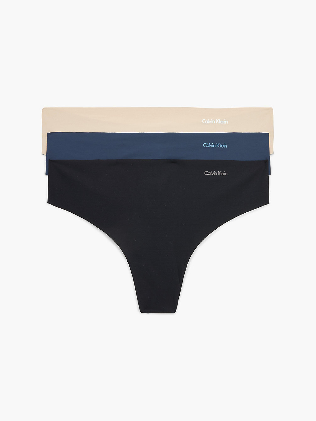 B/LC/S 3 Pack Thongs - Invisibles undefined women Calvin Klein