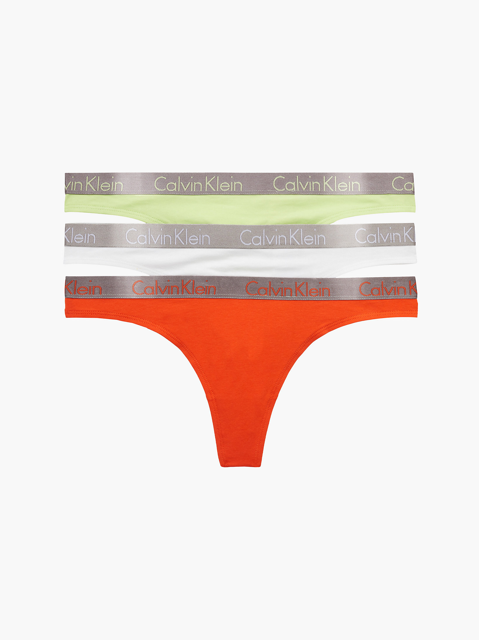 Pack De 3 Tangas - Radiant Cotton > Energy/white/samba > undefined mujer > Calvin Klein