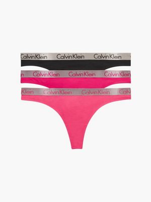 3 Pack Thongs - Radiant Cotton Calvin Klein® | 000QD3560E6VS