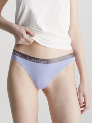 000QD3560E Calvin Klein Radiant Cotton Thongs Three Pack - 000QD3560E  Energy/White/Samba