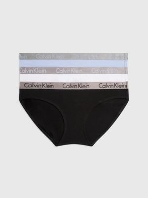 3 Pack Bikini Briefs - Radiant Cotton Calvin Klein® | 000QD3561EW4Y