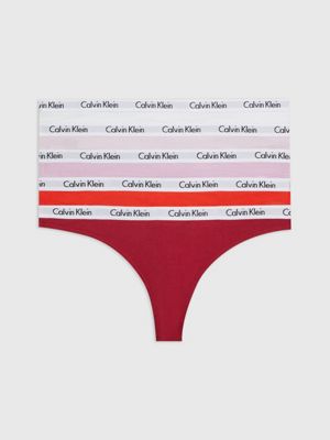 5 Pack Low Rise Thongs - Modern Logo Calvin Klein®