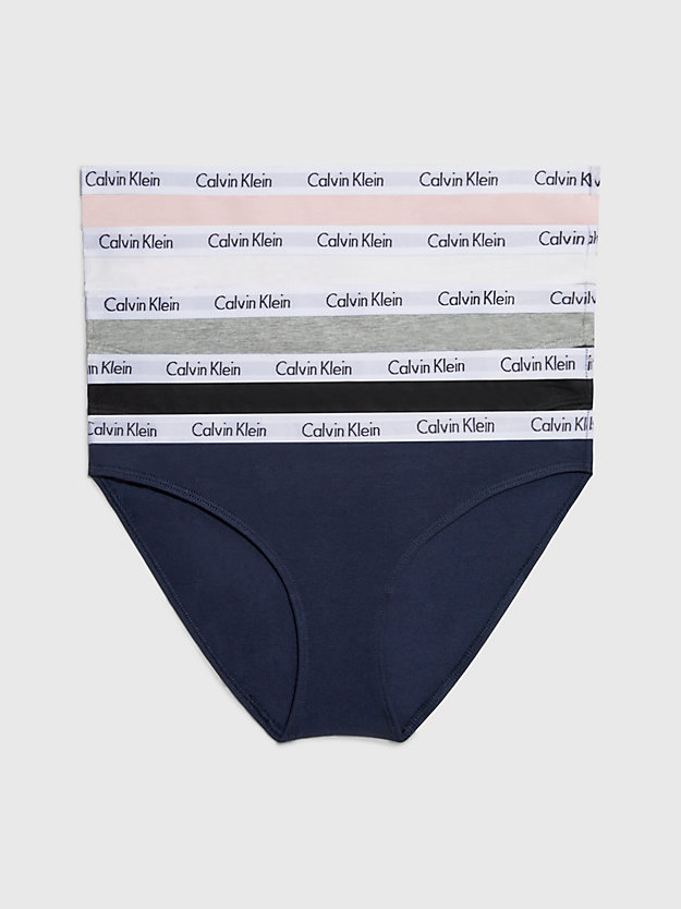 B/W/GH/NT/SL 5 Pack Bikini Briefs - Carousel for women CALVIN KLEIN
