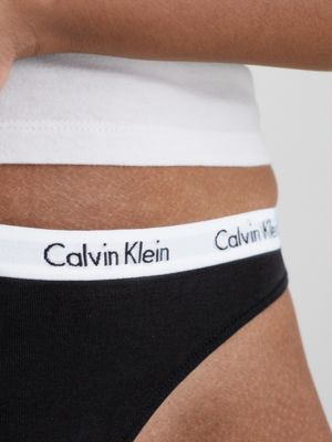 CALVIN KLEIN Ropa interior de algodón para mujer - Pack 3 CALVIN