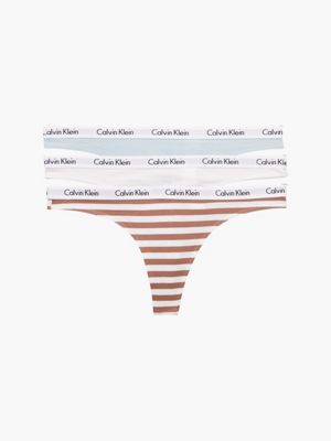 Marque  Calvin KleinCalvin Klein String-Carrousel Lot de 3 Femme 