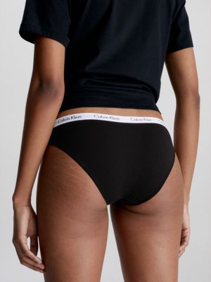Calvin Klein 3 Pack Bikini Underwear - Women's Intimates in Black Mesmerize  Stripe