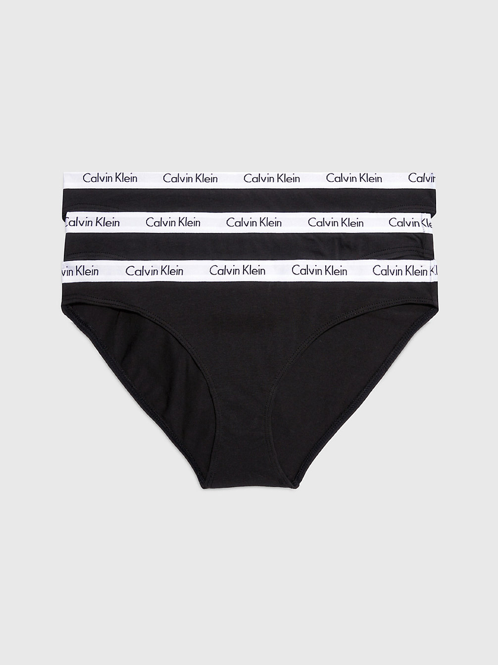 BLACK 3 Pack Bikini Briefs - Carousel undefined women Calvin Klein