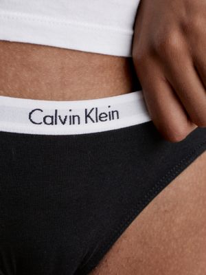 Calvin Klein Carousel Bikini, 3-Pack, Gingerbread, Black & Tawny Port, XS-XL  - Briefs