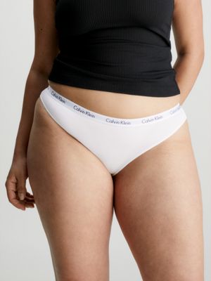 FOLIAGE/WHITE/TRENCH 3 Pack Bikini Briefs - Carousel for women CALVIN KLEIN