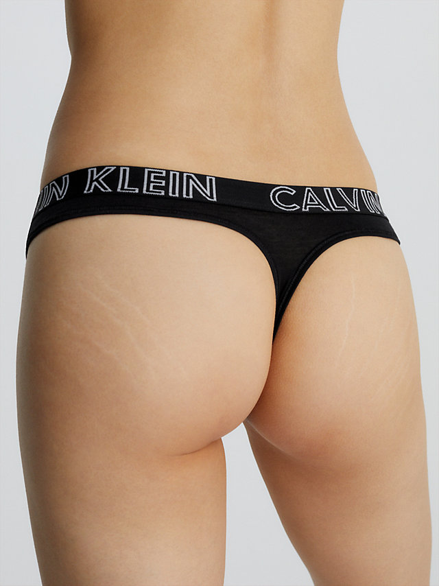 Black Thong - Ultimate undefined women Calvin Klein