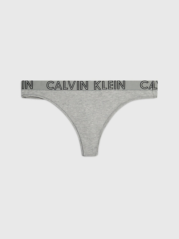 grey heather thong - ultimate for women calvin klein