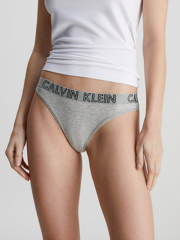 GREY HEATHER Thong - Ultimate for women CALVIN KLEIN