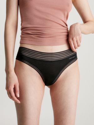 Calvin klein online striped thong